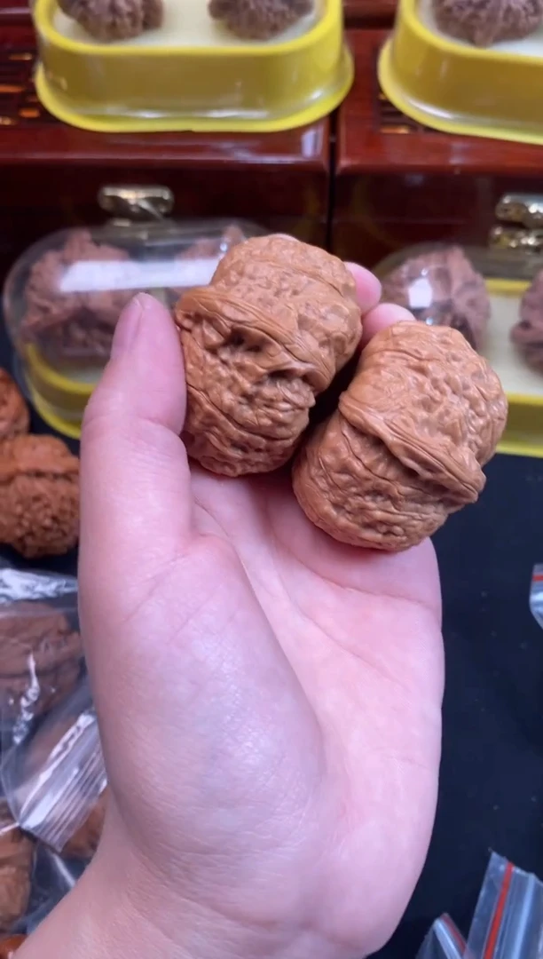 把件文玩核桃南瓜墩43尺Q723
