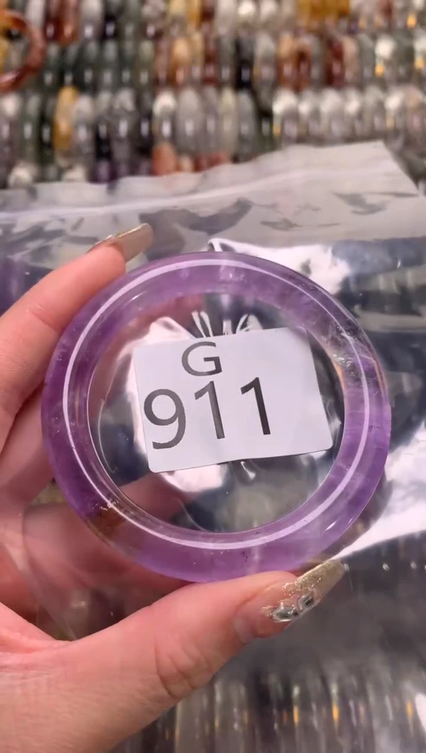 【闪购商品】紫晶水晶手镯未镶嵌911-53