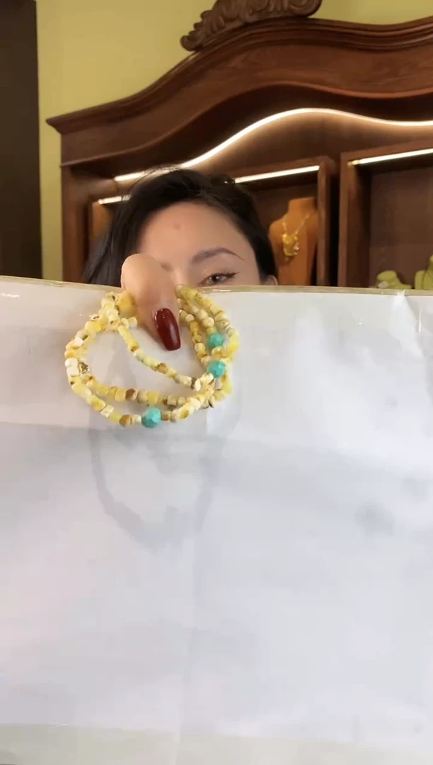 未镶嵌琥珀手链多样性发一