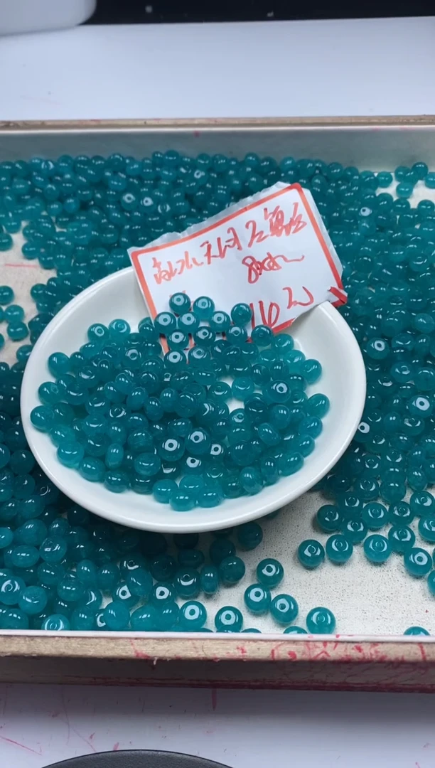 【闪购商品】玛瑙/玉髓颈饰未镶嵌w2145天河石算盘8*5mm*40颗