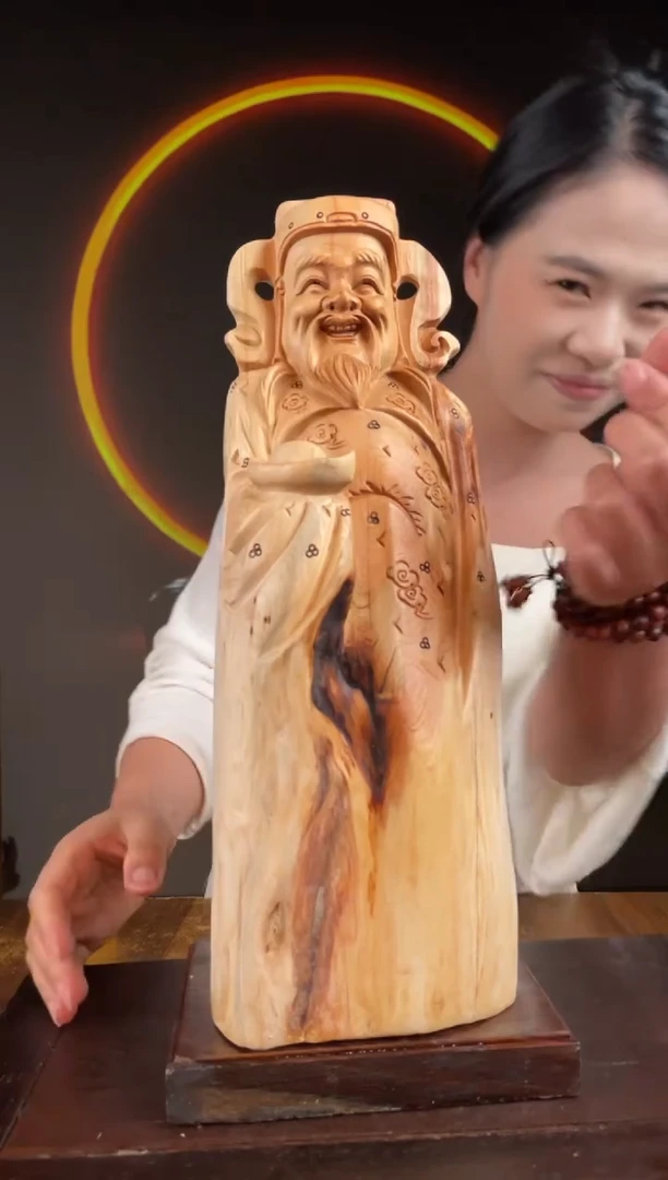 柏木（崖柏）手工摆件,先抢先得! 编号:116