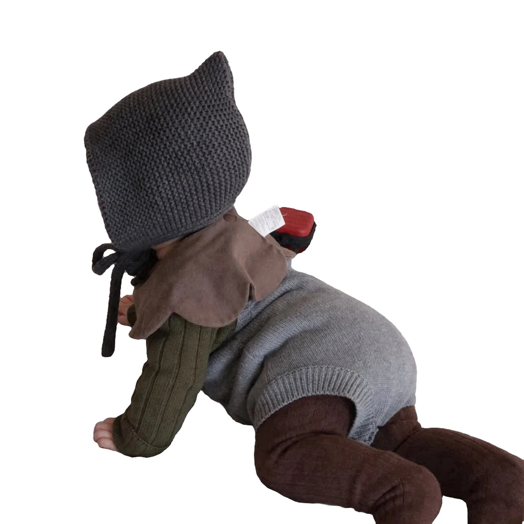 字母小熊加棉打底上衣98060