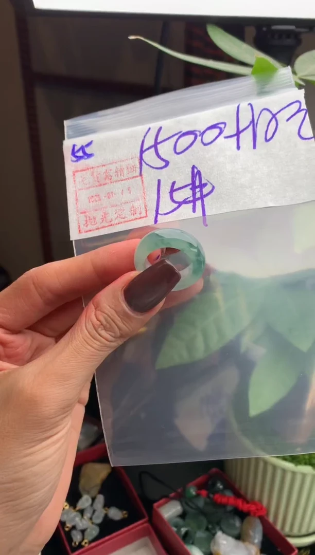 【闪购商品】定制翡翠未镶嵌55戒圈15*1510元毛货需精细抛光