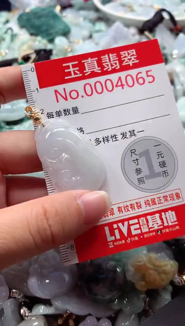 吊坠(不含链)未镶嵌翡翠4065