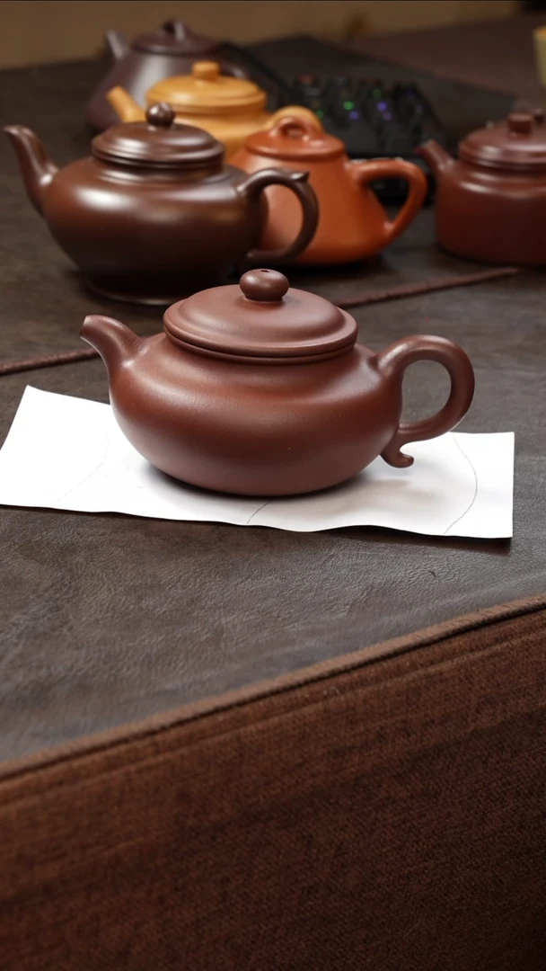 茶壶紫砂壶·25底槽青仿古325cc