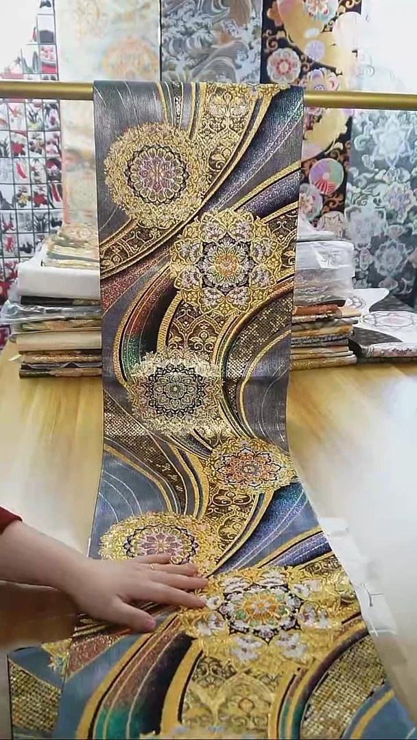 【闪购商品】织绣36 六通彩金宝相花福利