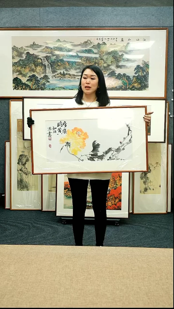 【闪购商品】国画52*92知非老师花鸟