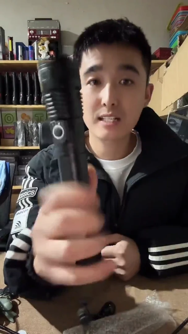 p50灯珠手电按坏的处理了带电池