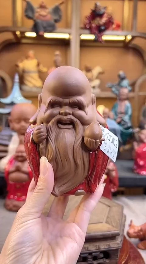 紫砂茶宠器闵茶宠摆件