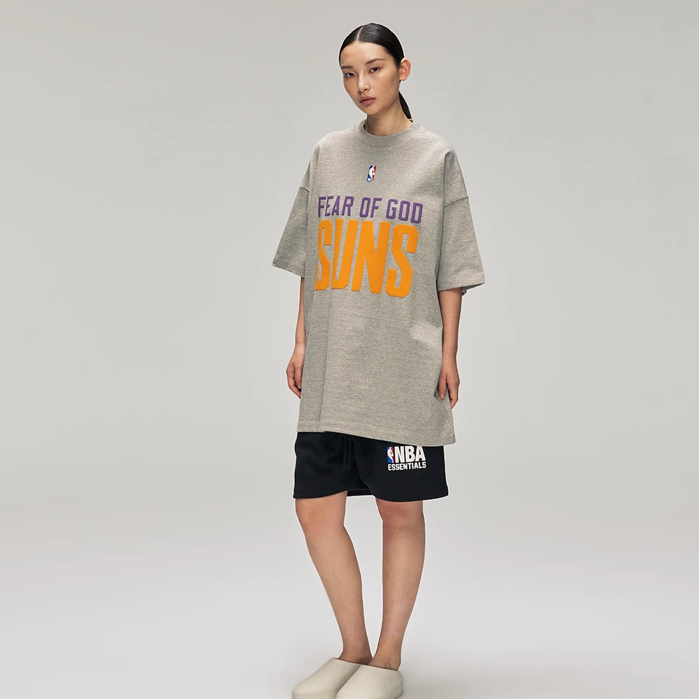 ESSENTIALS FEAR OF GOD 2025 Fall NBA SUNS联名经典短袖T恤