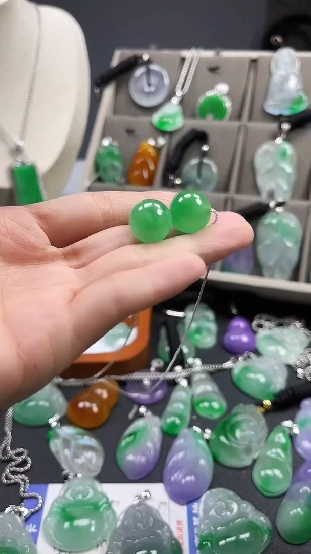 颈饰未镶嵌翡翠  所见即所得 一图一物
