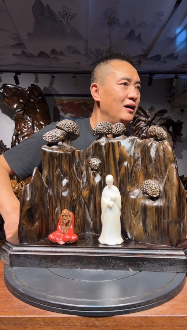 乌木类木质文玩自然摆件