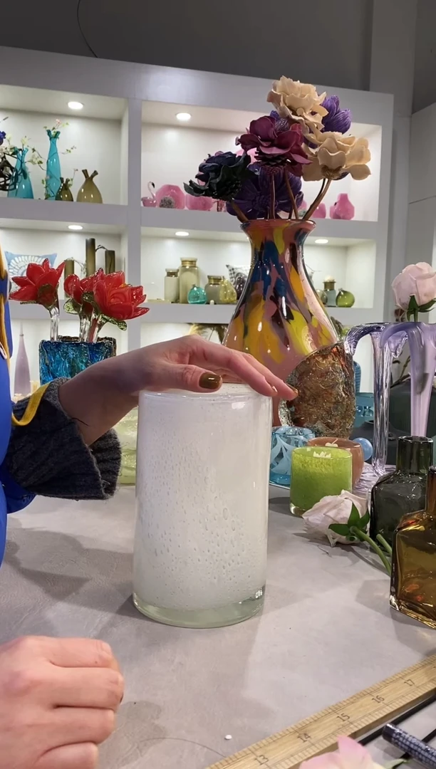 慕忆家手作琉璃花瓶