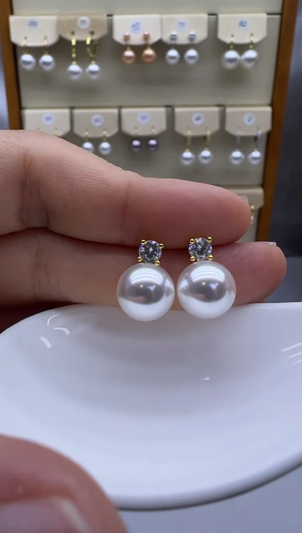 未镶嵌耳饰淡水珍珠王妃