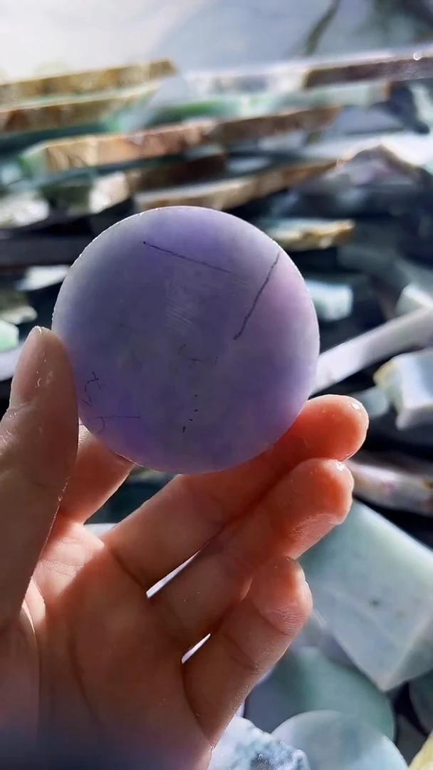 翡翠裸石缅甸翡翠A货陈5604