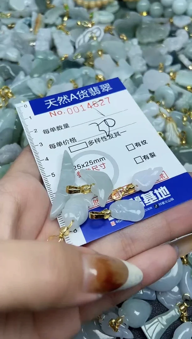 【闪购商品】翡翠颈饰未镶嵌天然A货翡翠