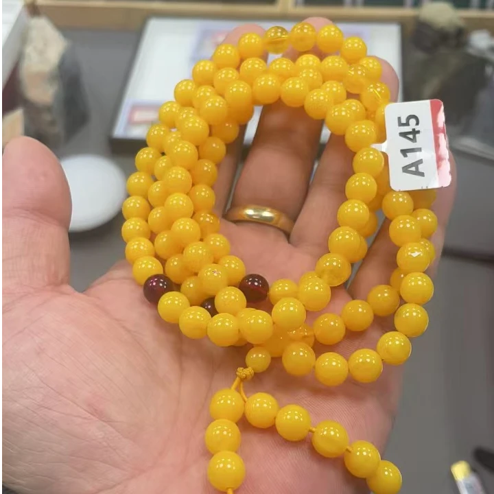 【喜汇甄选】A145蜜蜡多圈手串