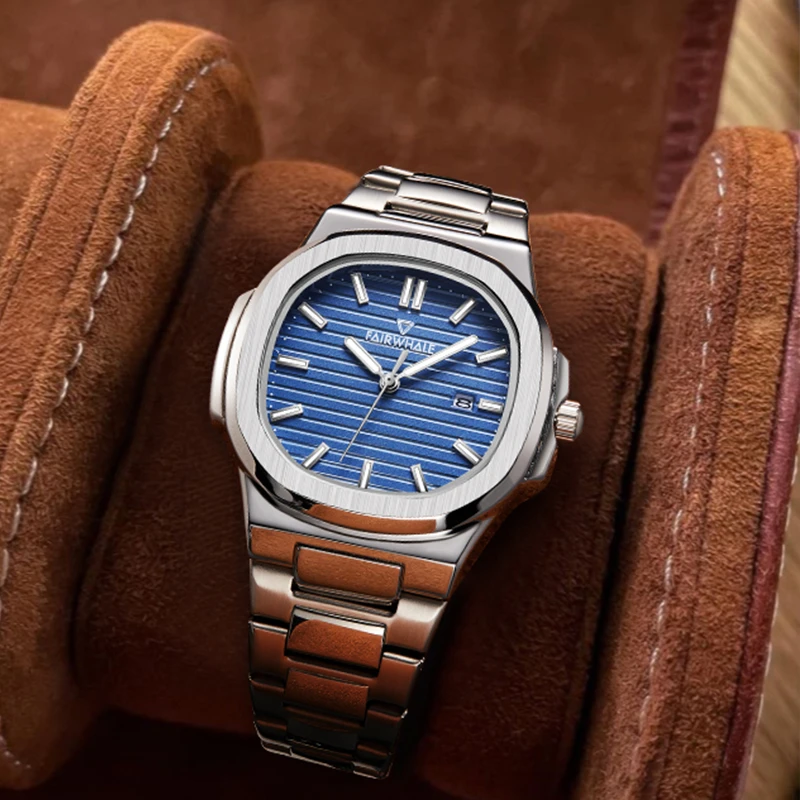 马克华菲奢华时尚防水鹦鹉螺款方形气质名表潮流轻奢情侣手表5610