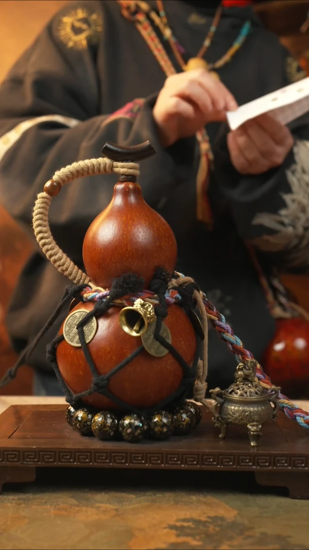 160大漆一物一拍记葫堂出品【不带手串】