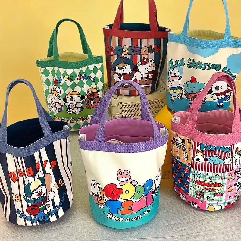 新款miki新款帆布手提包拎包小包包包杂物可爱上班族手提包外出