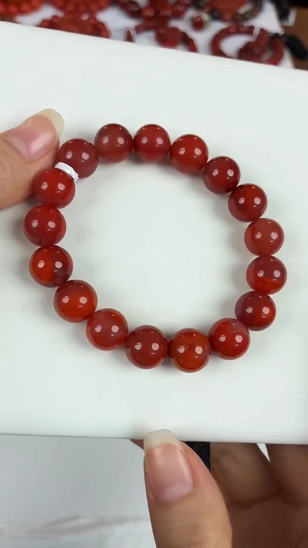 未镶嵌瓦西nx手串12+南红玛瑙（多样式发其一）