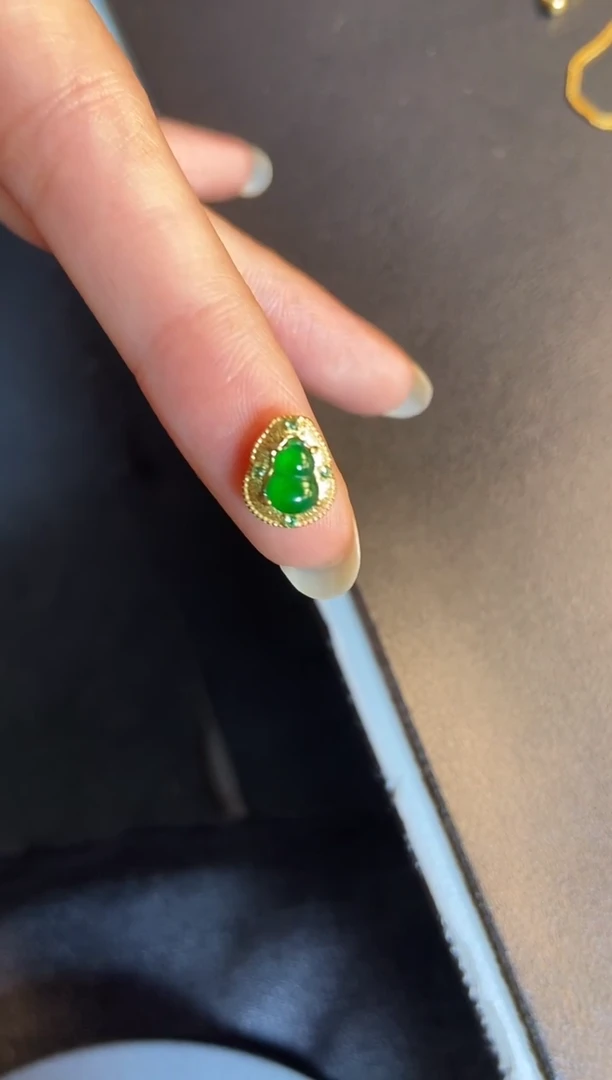 吊坠(不含链)银S925镶嵌翡翠1