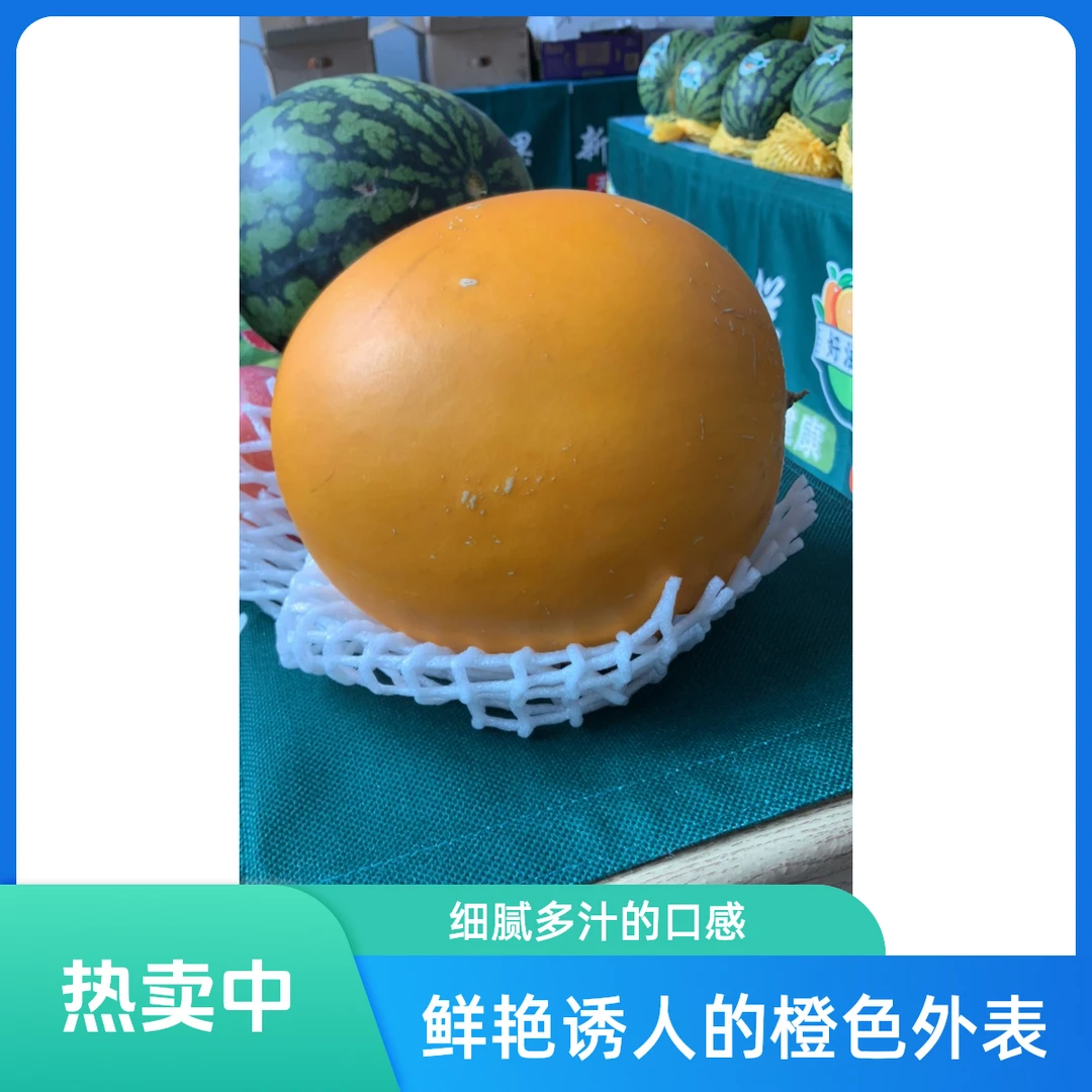 喀什蜜瓜香甜甜瓜 又脆又甜汁儿多,قەشقەريەرلىك/سىرىق/قوغۇن/3斤/5斤