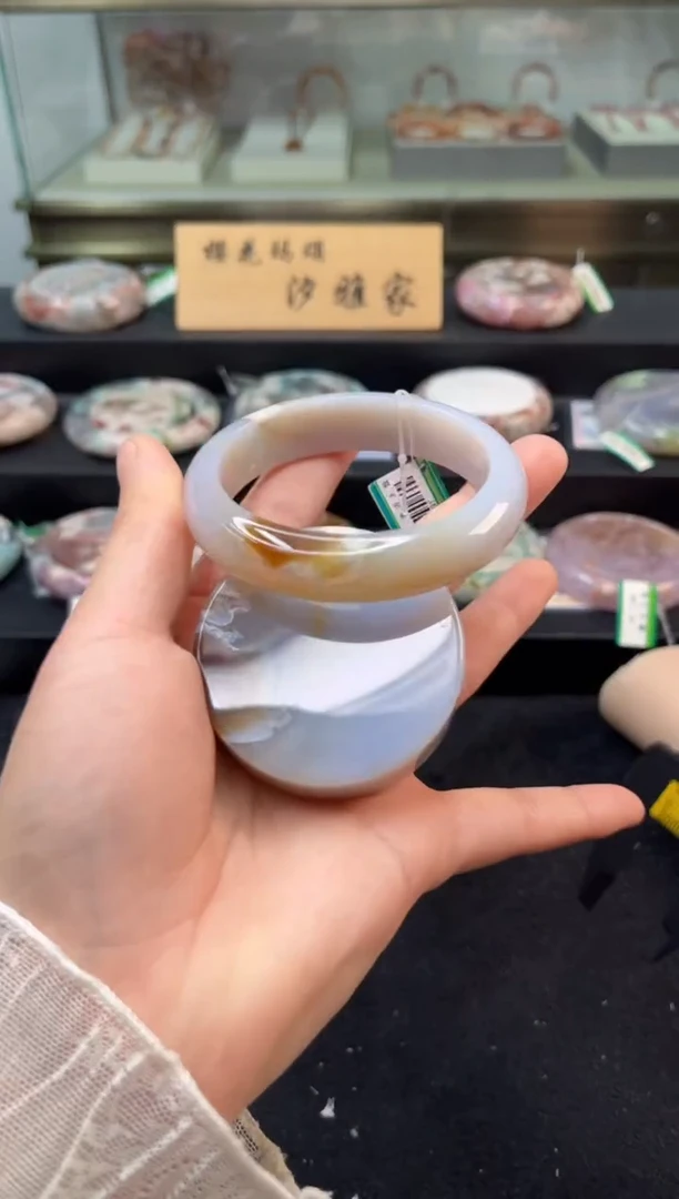 未镶嵌手镯石英质玉56圈口（赠品镯心）1881391