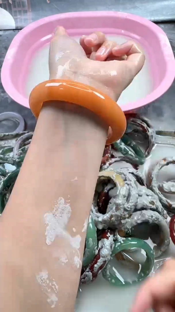 石英质玉手镯未镶嵌34 6564