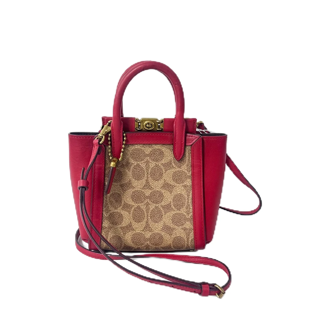 95新 COACH/蔻驰 PVC拼皮手提单肩斜挎包 SH-30146-A