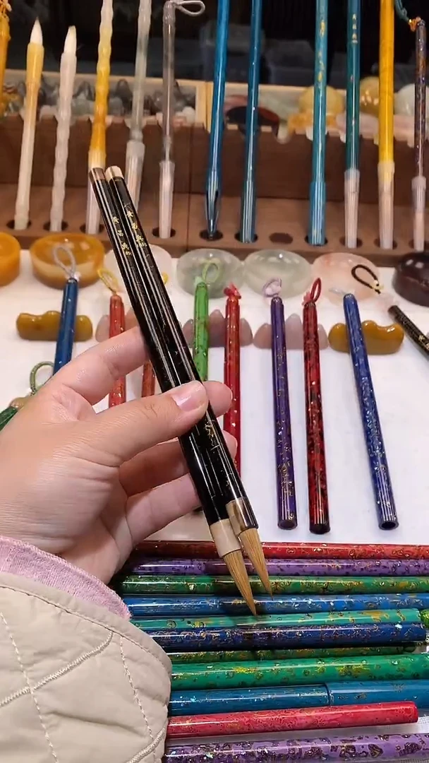 黑金冰裂纹大漆出锋3.0单支