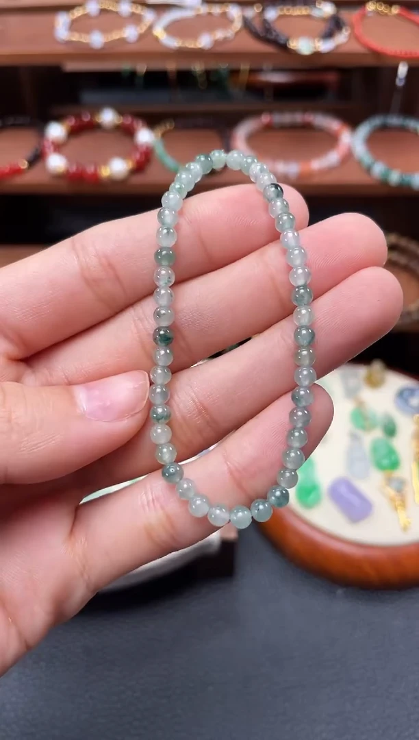 【闪购商品】翡翠套链未镶嵌一个  JK275