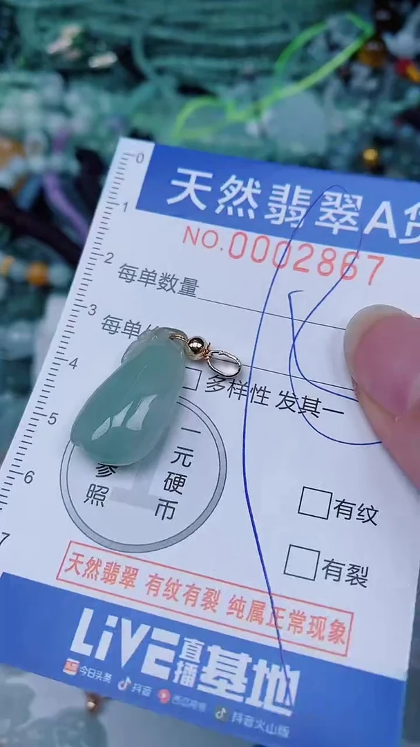 翡翠未镶嵌颈饰00002867