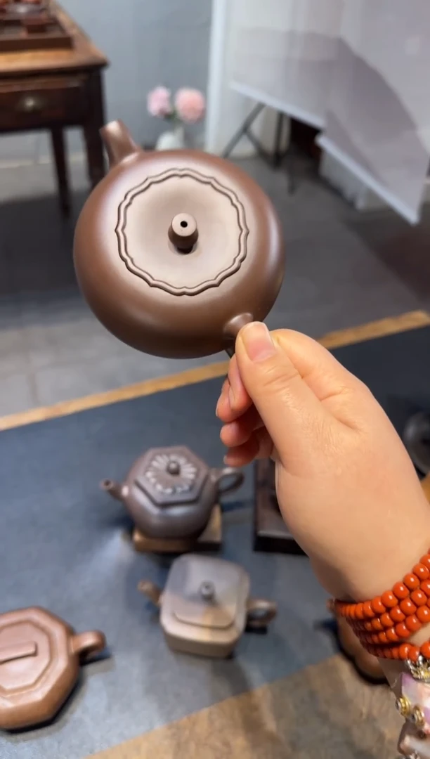 茶壶紫砂乾**柿柿如意