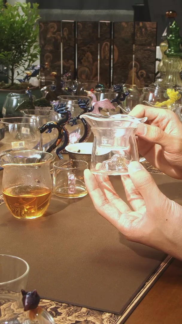 观山茶滤透明晶焱金标