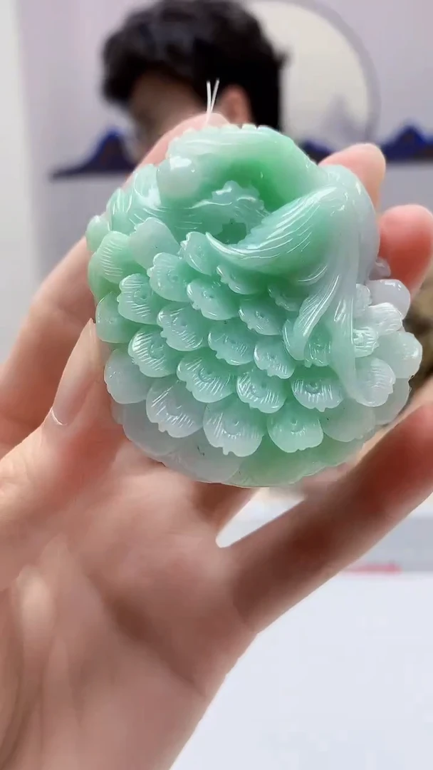 【闪购商品】定制翡翠未镶嵌4688zm-毛货挂件凤凰356