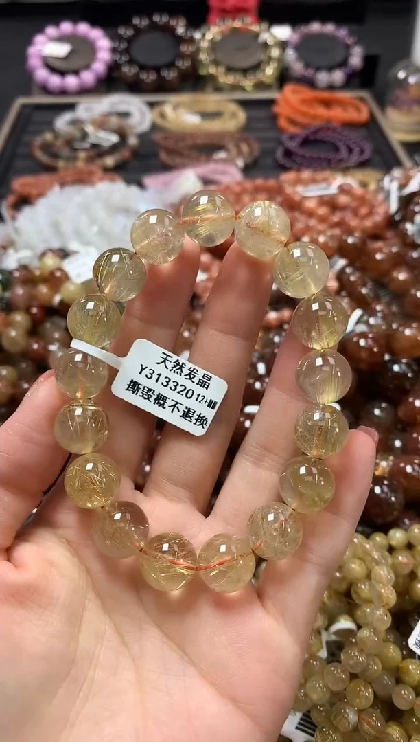 未镶嵌手链水晶12+