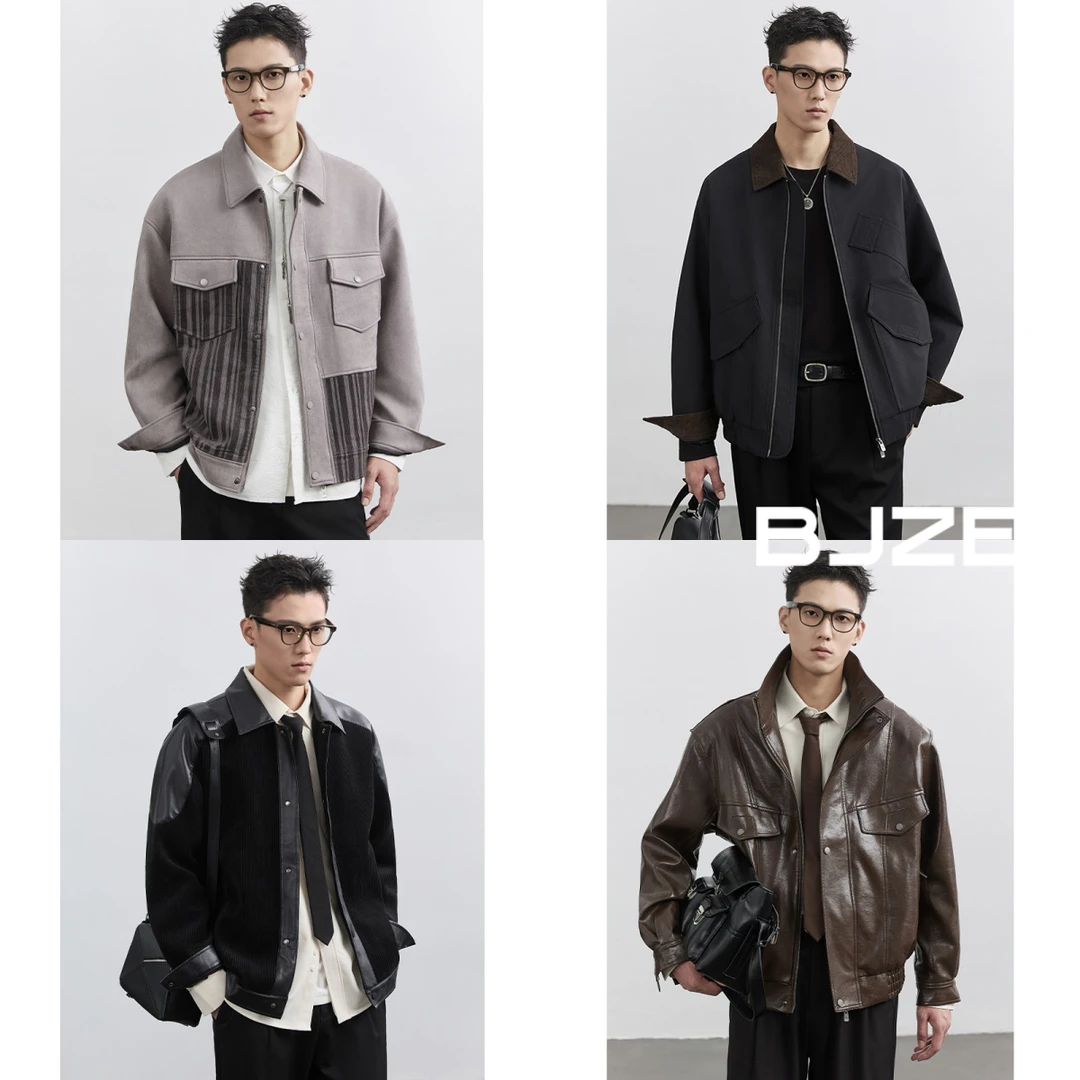 【伯爵卓尔年终福利夹克合集】春秋潮流休闲百搭男外套B431738