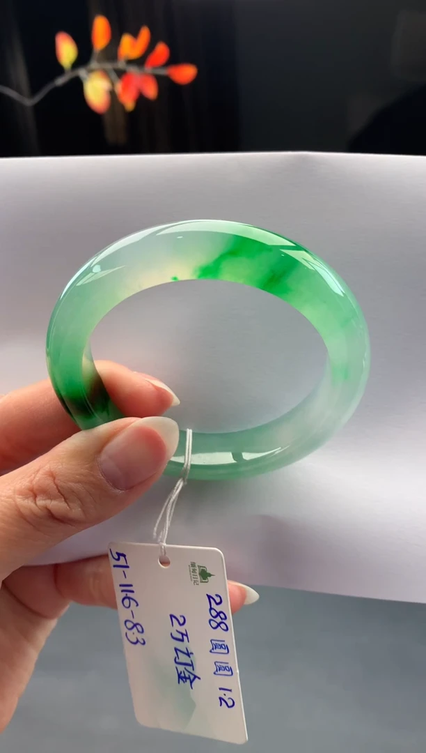 未镶嵌手镯翡翠A*a订金~翡翠自带#送人#，假一赔三