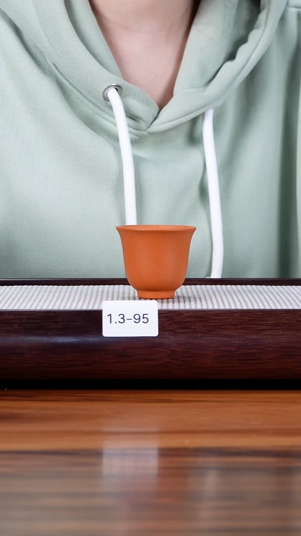 茶壶紫砂情***钟1.3-95  大红泥 主人杯