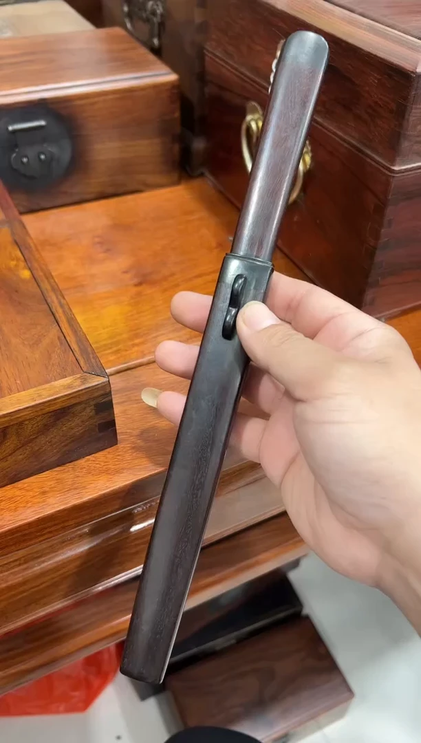 紫檀木裁纸木刀1