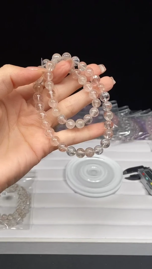 水晶手链未镶嵌多样性发其一；编号117