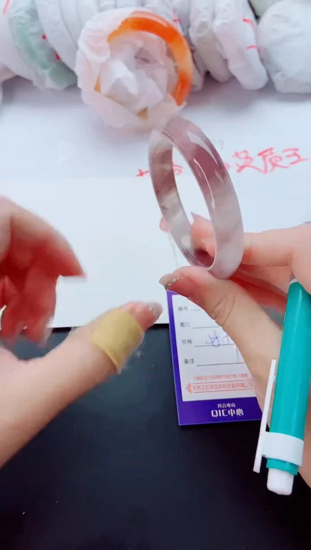 石英质玉手镯未镶嵌J53-58-59