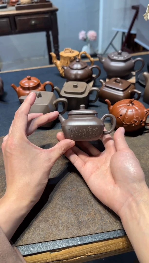 茶壶紫砂拾*天青合欢