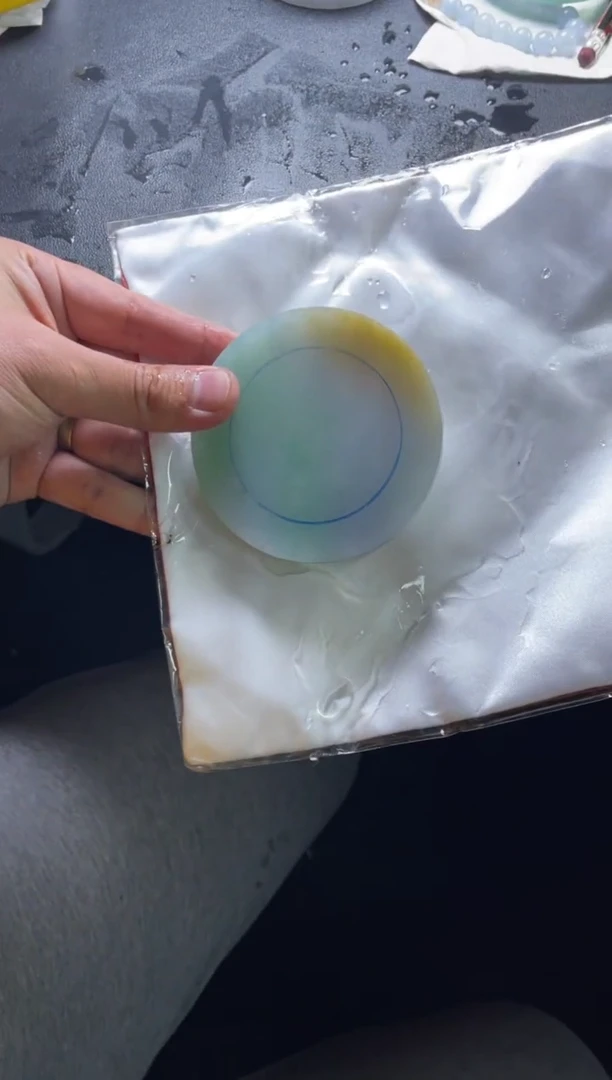 未镶嵌手镯定制翡翠小****3定制手镯一件