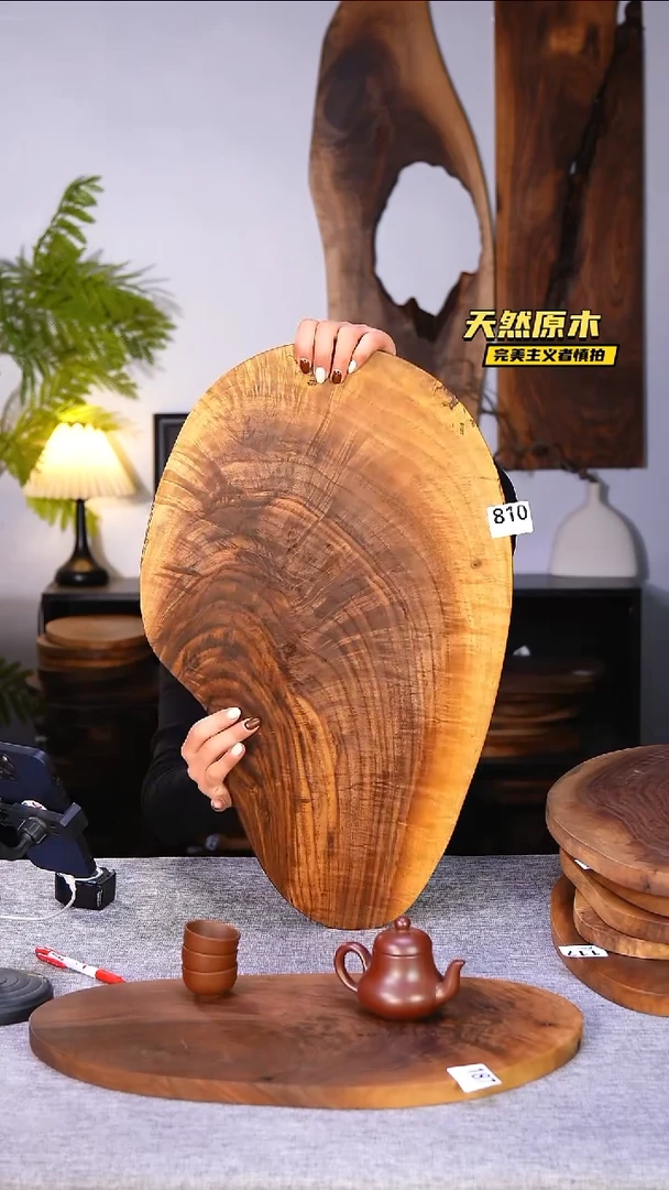 木北美黑胡桃原木.干裂疤结不属于商品质量问题完美主义者慎拍