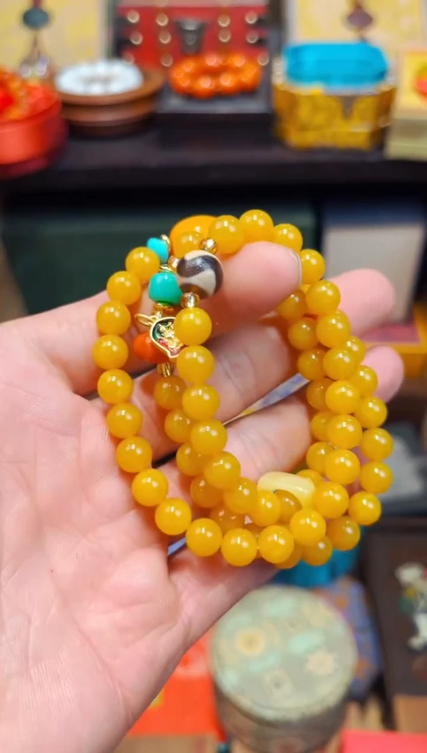 【闪购商品】蜜蜡裸石未镶嵌W瑞哥专属高端精品60