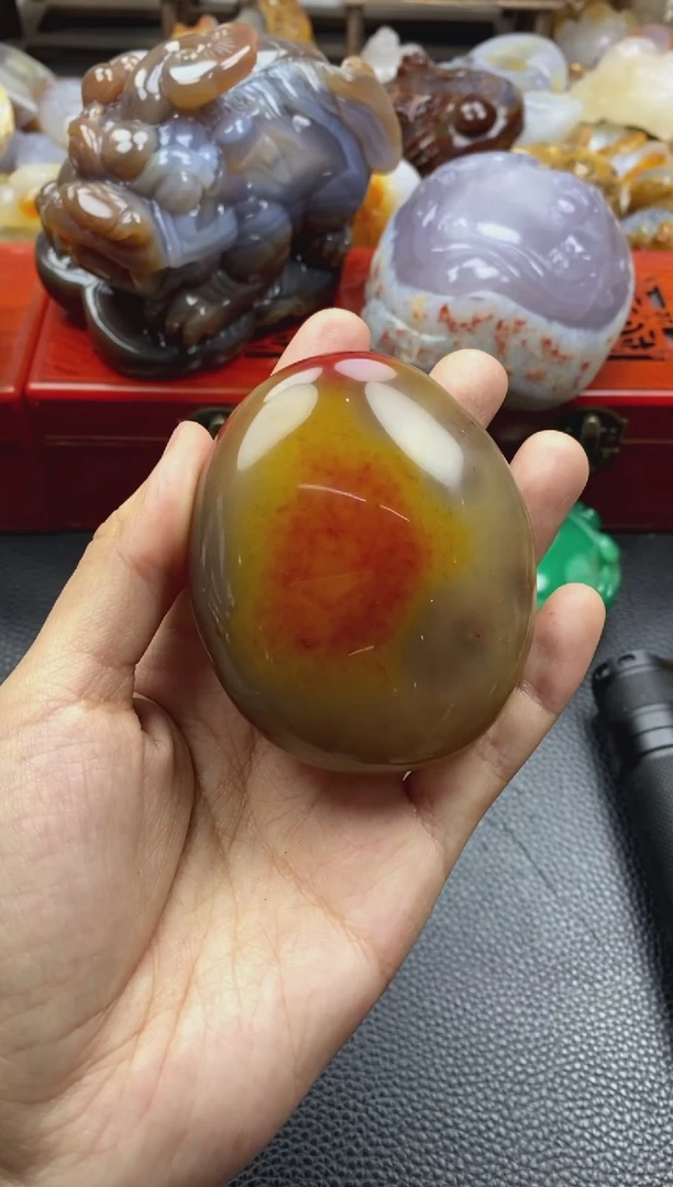 未镶嵌手把玛瑙/玉髓卖****脸00