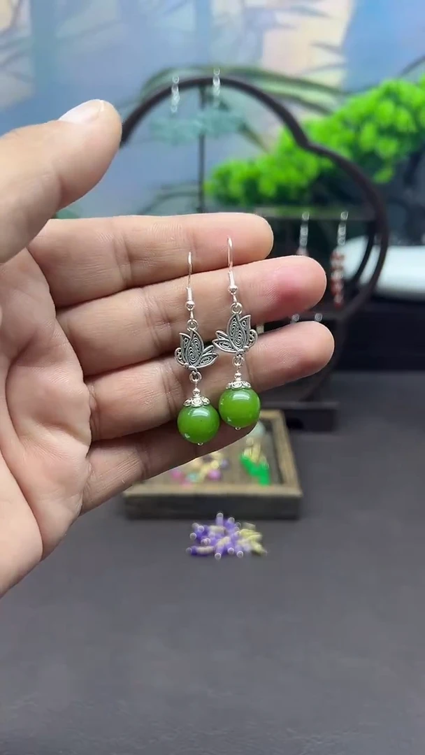 未镶嵌耳钉玛瑙/玉髓040