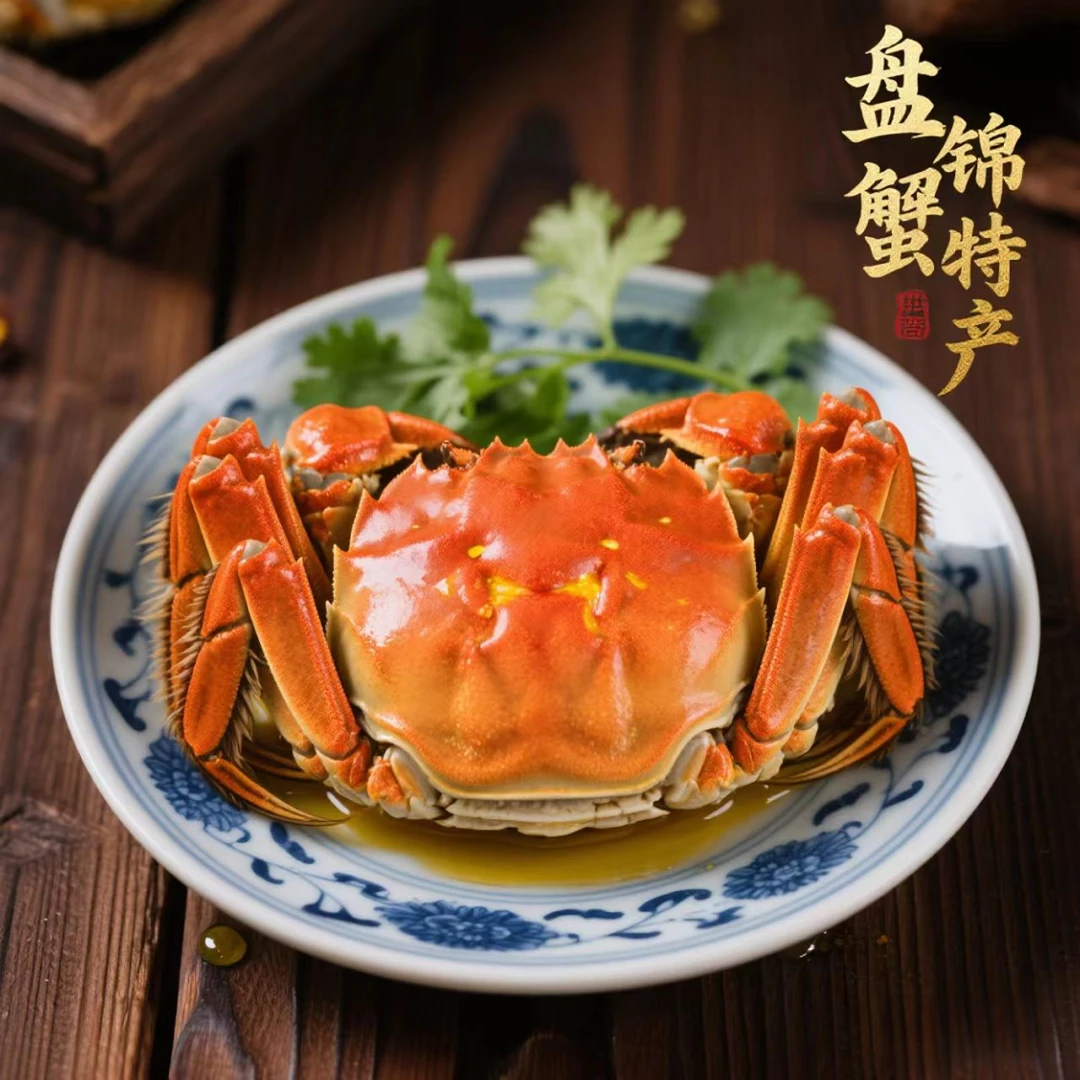 PANJIN/盘锦河蟹【活蟹】盘锦河蟹（母蟹1.3—0.9两）28只 顺丰包邮